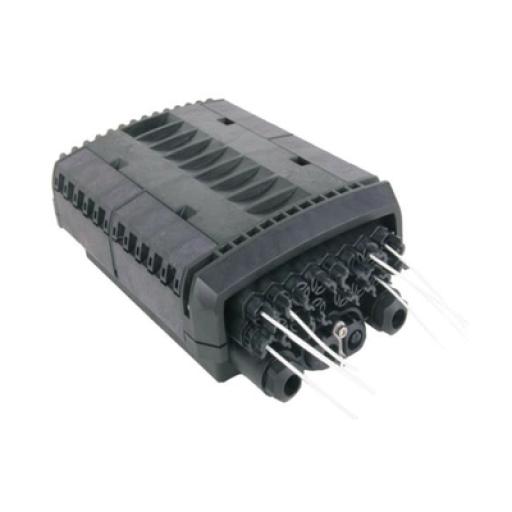 [LINKEDPROBYEPCOM_LP-FAT08DB] LINKEDPRO BY EPCOM Caja de Distribución de Fibra Óptica para 24 Empalmes con 16 Acopladores SC/APC. Enterrado Directo, IP68, Splitter 1x8 Incluido con Conectores SC/APC