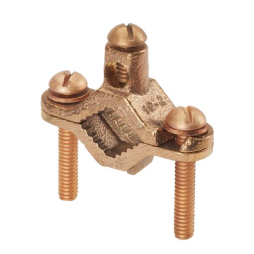 [PANDUIT_GPC2-1D-C] Panduit Abrazadera de Bronce para Tierra Física para Conductor 2 AWG, 1 Pieza