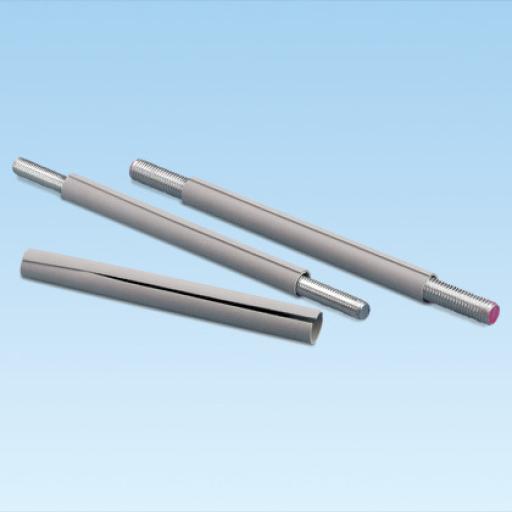 [PANDUIT_TRC18FR-X20Y] Panduit Protector de Polietileno Para Varilla Roscada de 1/2 in de Diámetro, 457 mm de Largo, Color Negro  