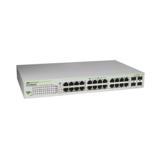 [ALLIEDTELESIS_AT-GS950/24-10] Allied Telesis Switch Gigabit WebSmart de 24 puertos 10/100/1000 Mbps (4 x Combo) + 4 puertos gigabit SFP (Combo)