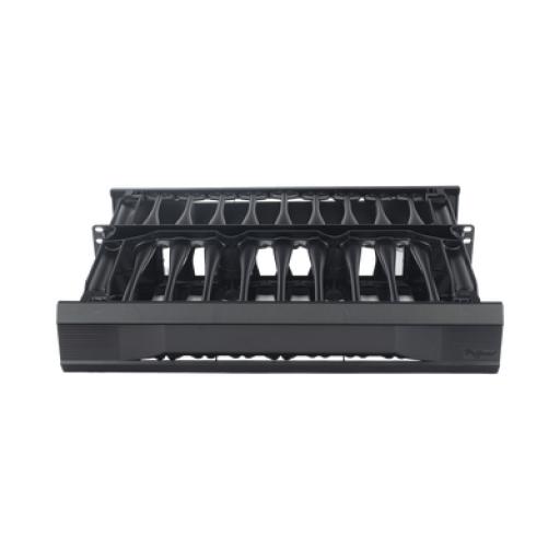 [HOFFMAN_DCHS2] HOFFMAN Organizador de Cables Horizontal CableTek, Sencillo (Solo Frontal), Para Rack de 19in, 2UR