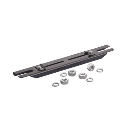 [PANDUIT_FR6TB12] Panduit Soporte de Montaje a Techo Tipo Trapecio, para Canaletas FiberRunner 4X4 y 6x4, o Charola Wyr-Grid de 8in, Uso con Varilla Roscada de 1/2", Color Negro