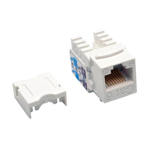 [TRIPPLITE_N238-025-WH] Tripp Lite CONECTOR KEYSTONE JACK 110 PUNCHDOWN CAT6/CAT5E BLANC 25 P.