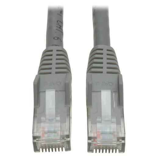 [TRIPPLITE_N201-007-GY] Tripp Lite CABLE PATCH CAT6 UTP MOLDEADO SNAGLESS RJ45 M/M GRIS 2.13M .