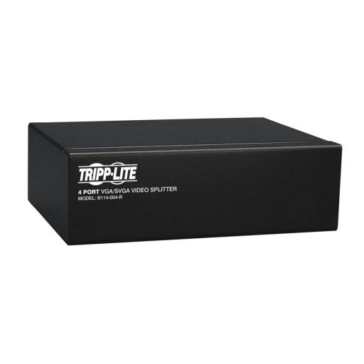 [TRIPPLITE_B114-004-R] Tripp Lite DIVISOR DE VIDEO VGA 4 PUERTOS 350MHZ C/ REFORZADOR DE SENAL