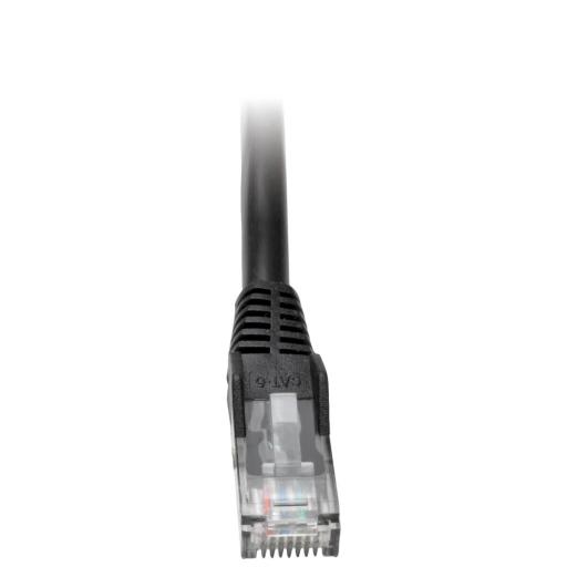[TRIPPLITE_N201-002-BK] Tripp Lite CABLE PATCH CAT6 UTP MOLDEADO SNAGLESS RJ45 M/M NEGRO 0.61M