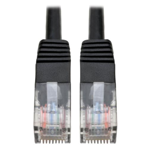 [TRIPPLITE_N002-012-BK] Tripp Lite CABLE PATCH CAT5E UTP MOLDEADO 350MHZ RJ45 M/M NEGRO 3.66M .