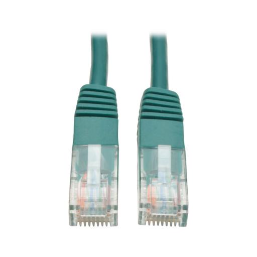[TRIPPLITE_N002-001-GN] Tripp Lite CABLE PATCH CAT5E UTP MOLDEADO 350MHZ RJ45 M/M VERDE 30.5CM .