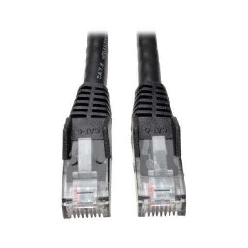 [TRIPPLITE_N201-003-BK] Tripp Lite CABLE PATCH CAT6 UTP MOLDEADO SNAGLESS RJ45 M/M NEGRO 0.91M .