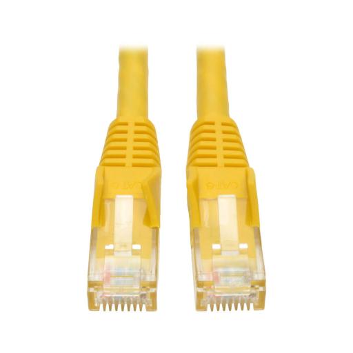[TRIPPLITE_N201-005-YW] Tripp Lite CABLE PATCH CAT6 UTP MOLDEADO SNAGLESS RJ45 M/M AMARILLO 1.52M