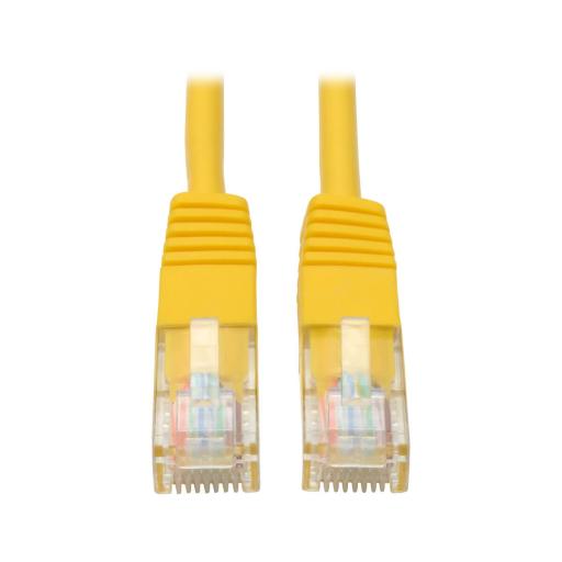 [TRIPPLITE_N002-007-YW] Tripp Lite CABLE PATCH CAT5E UTP MOLDEADO 350MHZ RJ45 M/M AMARILLO 2.13M .