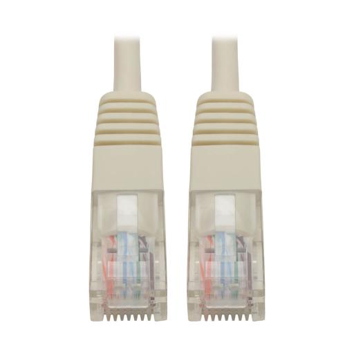 [TRIPPLITE_N002-007-WH] Tripp Lite CABLE PATCH CAT5E UTP MOLDEADO 350MHZ RJ45 M/M BLANCO 2.13M .