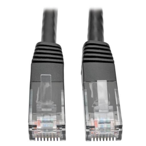 [TRIPPLITE_N200-010-BK] Tripp Lite CABLE PATCH CAT5/CAT6 24AWG GIGABIT RJ45 M/M NEGRO 3.05M