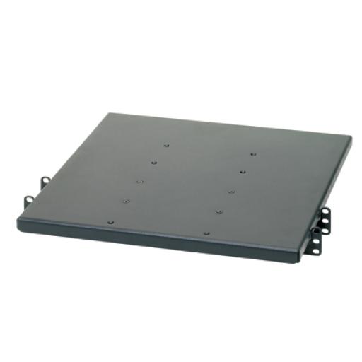 [PANDUIT_SRM19X18A1] Panduit Charola de Doble Fijación en Rack de 2 Postes, 457 mm de Profundidad, y Soporte de Peso de 113 Kg, 1 UR, Color Negro