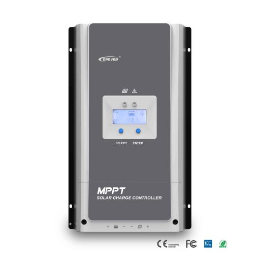 [EPEVER_TRACER8420AN] EPEVER Controlador Solar MPPT 80A 12/24/36/48V, Máximo Voltaje de Circuito Abierto Voc 200Vcc, Configurable para Baterías de Litio