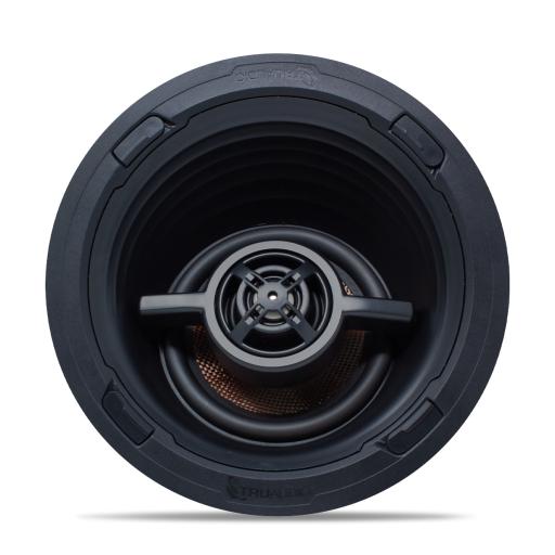 [TRUAUDIO_REV71] TRUAUDIO Altavoz LCR | Rango Medio Giratorio | Angulo para Techo de 3 Vias | Cine en Casa | Woofer de 7in de Fibra de Carbono | Tweeter de 1in | 175W | 8Ω