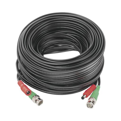 [EPCOM_DIY-20M-4K] Epcom Cable coaxial ( BNC RG59 ) + Alimentación / SIAMÉS / 20 Metros / Aleación Cobre + Aluminio CCA / Para Cámaras 4K  / Uso interior y exterior