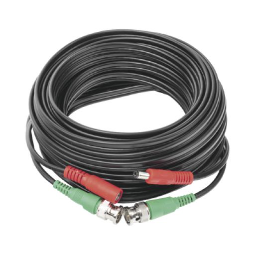 [EPCOM_DIY-10M-4K] Epcom Cable coaxial ( BNC RG59 ) + Alimentación / SIAMÉS / 10 Metros / Aleación Cobre + Aluminio CCA / Para Cámaras 4K  / Uso interior y exterior
