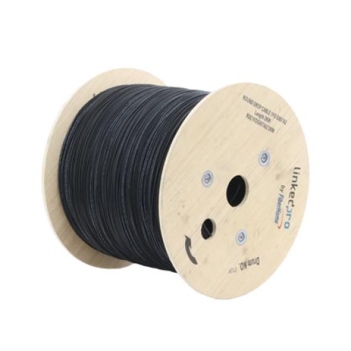 [FIBERHOME_RDC1FOG657A2/2KM] FiberHome Carrete de 2 km de Fibra Óptica Aérea Tipo Drop Redonda (Figura 0) G.657A2, Monomodo, 1 hilo, forro de 3 mm