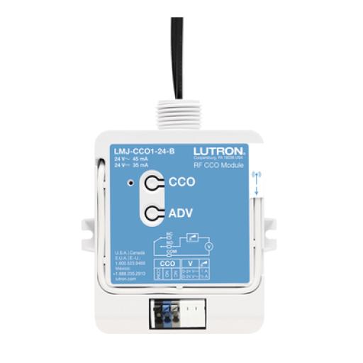 [LUTRON_LMJCCO124B] Lutron (RadioRA3) Modulo relevador de salida contacto seco NC, NO