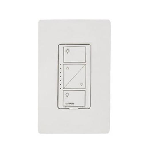 [LUTRONCASETAWIRELESS_PD6WCLWH] LUTRON CASETA WIRELESS (Caseta Wireless) Atenuador de pared. Aumenta/Disminuye Intensidad de Iluminación.  No requiere cable neutro. 150W LED / 600W INC/HAL