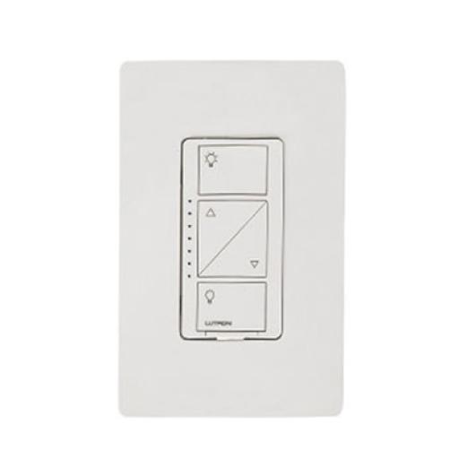 [LUTRONCASETAWIRELESS_PD6WCLWH] LUTRON CASETA WIRELESS (Caseta Wireless) Atenuador de pared. Aumenta/Disminuye Intensidad de Iluminación.  No requiere cable neutro. 150W LED / 600W INC/HAL