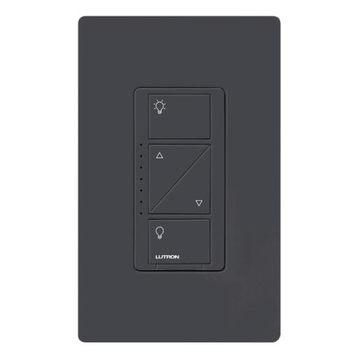 [LUTRONCASETAWIRELESS_PD6WCLBL] LUTRON CASETA WIRELESS (Caseta Wireless) Atenuador de pared. Aumenta/Disminuye Intensidad de Iluminación. No requiere cable neutro. 150W LED / 600W INC/HAL
