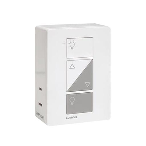 [LUTRONCASETAWIRELESS_PD3PCLWH] LUTRON CASETA WIRELESS (Caseta Wireless) Enchufe inteligente, seleccione 1 de las 3 funciones, atenuador, apagador ó repetidor señal inalámbrica. 100W LED / 300W INC/HAL