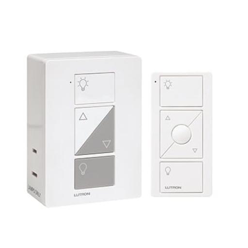 [LUTRONCASETAWIRELESS_PPKG1PWH] LUTRON CASETA WIRELESS (Caseta Wireless) Kit, adaptador y control remoto PICO, Ideal para lamparas, tiene 3 funciones atenuador, on/off, repetidor señal.