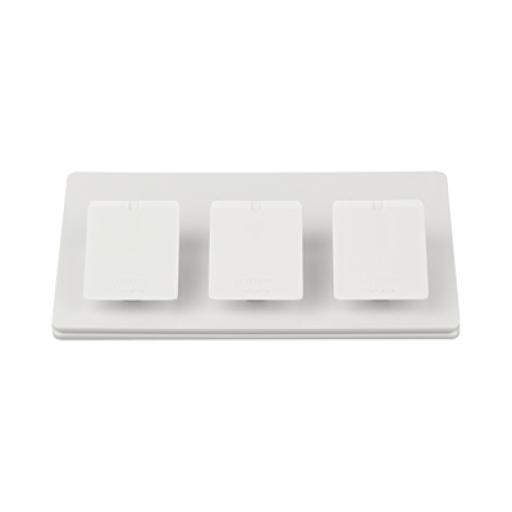 [LUTRONCASETAWIRELESS_LPED3WH] LUTRON CASETA WIRELESS Base de mesa para controles PICO, para 3 espacios.