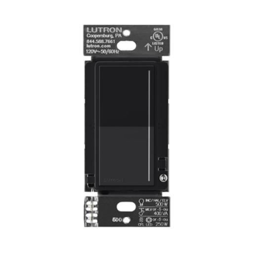 [LUTRONRADIORA3_RRSTPRONMN] LUTRON RADIORA 3 (RadioRa3) Atenuador  táctil SUNNATA Dimmer PRO color negro para linea Radio Ra3, Requiere cable neutro 250W LED / CFL