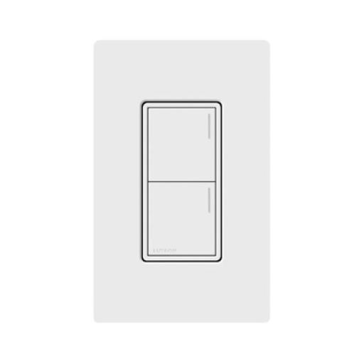 [LUTRONRADIORA3_RRSTW2BWH] LUTRON RADIORA 3 (RadioRa3) Botonera Sunnata Blanco 2 escenas para Radio RA3, programe escenas diferentes en cada botón.