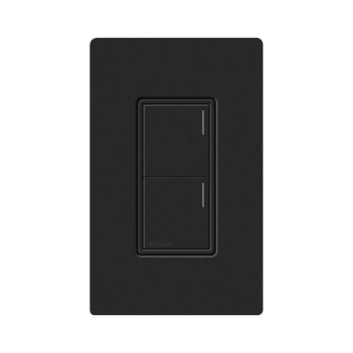 [LUTRONRADIORA3_RRSTW2BMN] LUTRON RADIORA 3 (RadioRa3) Botonera Sunnata Negro 2 escenas para Radio RA3, programe escenas diferentes en cada botón.