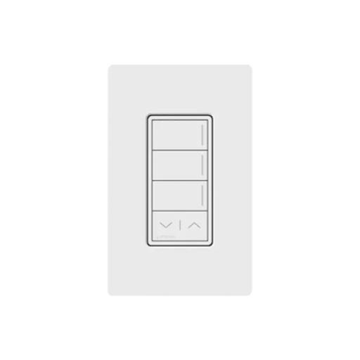 [LUTRONRADIORA3_RRSTW3RLSW] LUTRON RADIORA 3 (RadioRa3) Botonera Sunnata Blanco 3 escenas y 2 botones subir/bajar para Radio RA3, programe escenas diferentes en cada botón.
