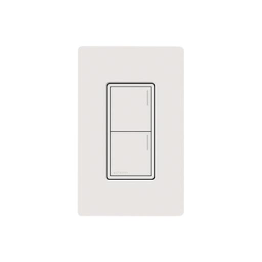 [LUTRONRADIORA3_RRSTW2BSW] LUTRON RADIORA 3 (RadioRa3) Botonera Sunnata Blanco 2 escenas para Radio RA3, programe escenas diferentes en cada botón.
