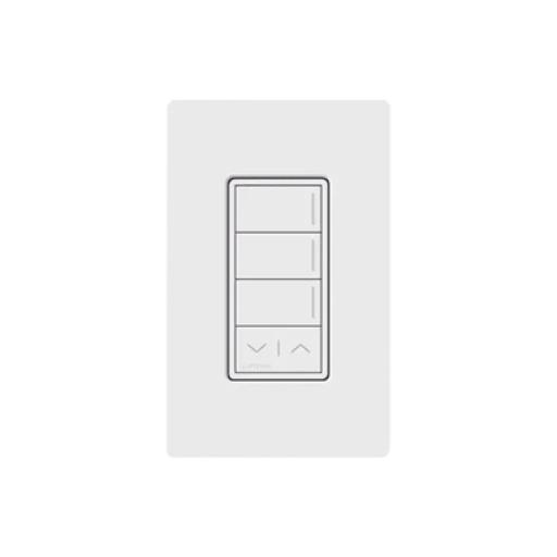 [LUTRONRADIORA3_RRSTHN3RLSW] LUTRON RADIORA 3 (RadioRa3) Botonera Sunnata Blanco 3 escenas y 2 botones subir/bajar para Radio RA3, programe escenas diferentes en cada botón.