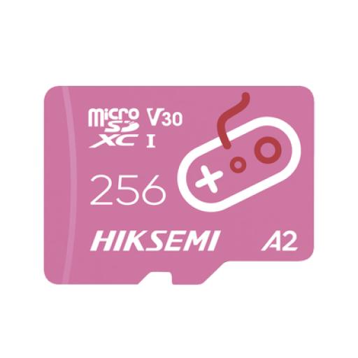 [HIKSEMIBYHIKVISION_HS-TF-G2/256G] HIKSEMI by HIKVISION Memoria Micro SD / Enfocado para Consolas de Videojuegos (Gaming) / 256 GB / Lectura 170 MB/s / Escritura 90 MB/s