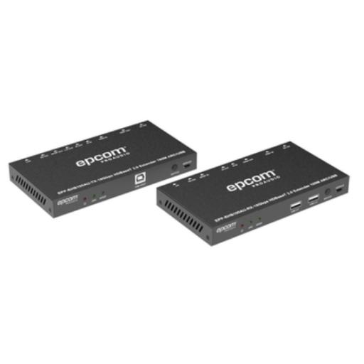 [EPCOM_EPP-EHB100AU] Epcom Kit Extensor HDMI | 4K2K@60HZ | HDR 4:4:4 | HDBaseT | 150M | Salida de Audio | HDCP 2.2 | IR Bidireccional