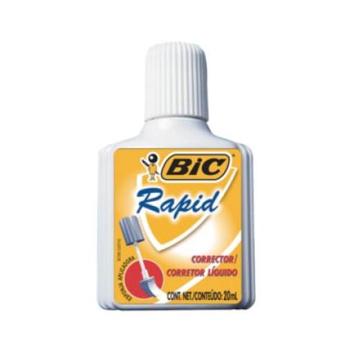 [BIC_867978] BIC Corrector Líquido BIC Rapid 20ml C/10 Pzas