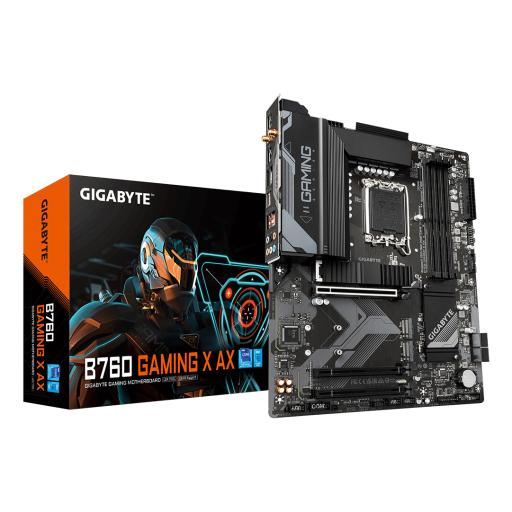 [GIGABYTE_B760 GAMING X AX] MOTHERBOARD GIGABYTE (B760 GAMING X AX ) SOCKET 1700 12A/13A, DDR5 128GB,SATA 6GB/S,PCI-E 4.0/X16 1,