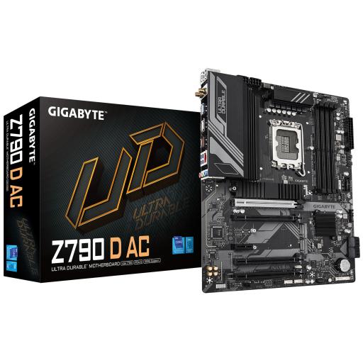 [GIGABYTE_Z790 D AC] MOTHERBOARD GIGABYTE (Z790 D AC) SOCKET 1700, 4*DDR5 7600, HDMI, DP ,ATX