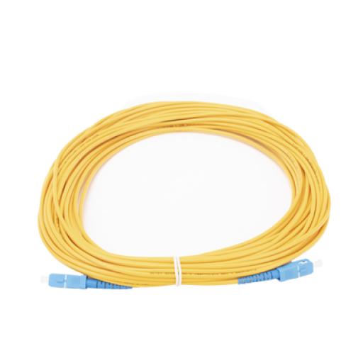 [LINKEDPROBYEPCOM_LPSM3SCUSCUS20] LINKEDPRO BY EPCOM Jumper de Fibra Óptica Monomodo SC/UPC-SC/UPC Simplex de 20 metros,  3mm