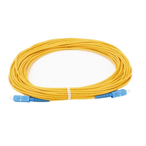 [LINKEDPROBYEPCOM_LPSM3SCUSCUS20] LINKEDPRO BY EPCOM Jumper de Fibra Óptica Monomodo SC/UPC-SC/UPC Simplex de 20 metros,  3mm