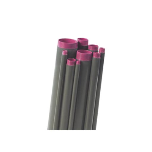 [RAWELT_TAL-50-PC] RAWELT Tubo Conduit  rígido de aluminio de 2” (50.8 mm) con recubrimiento de PVC de 3.05 m con cople.