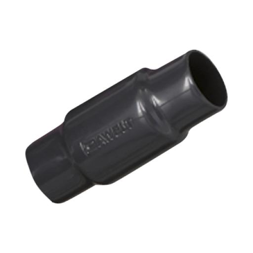 [RAWELT_COAL-25-PC] RAWELT Cople de Aluminio con Recubrimiento Exterior de PVC de 1" (25.4 mm) / Interior de Uretano Purpura.