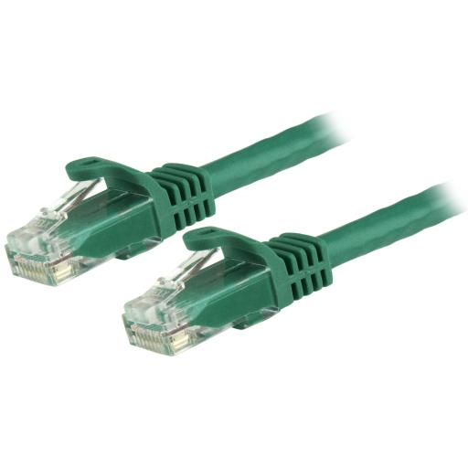 [STARTECH.COM_N6PATC3MGN] StarTech.com CABLE 3M VERDE DE RED GIGABIT CAT6 ETHERNET RJ45 SNAGLESS