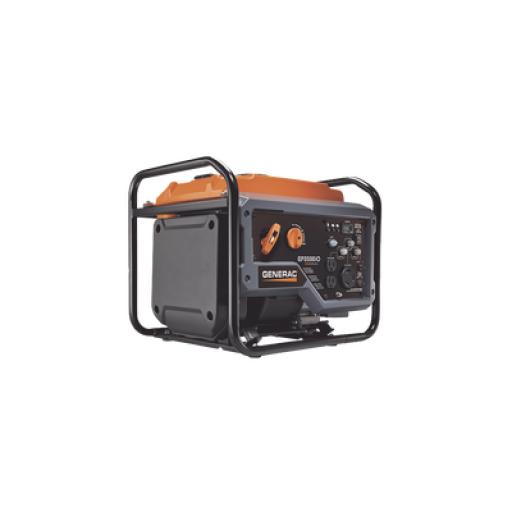 [GENERAC_GP3500IO] GENERAC Generador Inversor Portátil a Gasolina, 3 kW, Arranque Manual