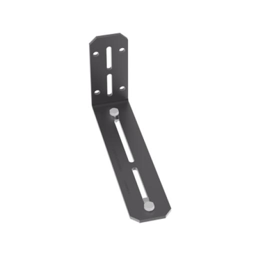 [PANDUIT_FR6LB] Panduit Soporte en L de Montaje a Pared, o Parte Frontal o Posterior de Gabinetes, para Canaletas FiberRunner 4X4 o 6x4, Color Negro