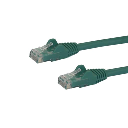 [STARTECH.COM_N6PATCH6GN] StarTech.com CABLE RED DE 1.8M VERDE CAT6 E ETHERNET GIGABIT SIN ENGANCHES