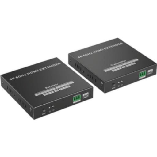 [EPCOM_TT582KVM] Epcom Kit Extensor KVM (HDMI y USB) hasta 150 metros | Transmite el Video y Controla tu DVR vía USB a distancia | Soporta resolución 4K @60Hz | Cat 6, 6a y 7 | Salida Loop en el Tx para visualización local  